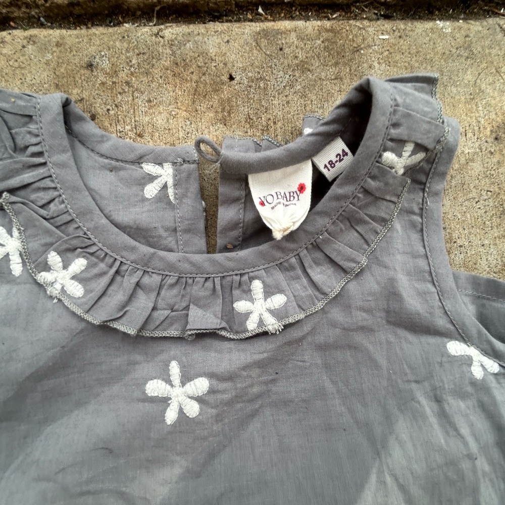NWOT Toddler Linen Two Piece Outfit - Picture 3 of 9